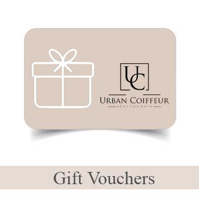 gift vouchers at Urban Coiffeur Hair Salon in Wolverhampton.