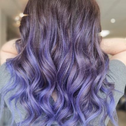 purple balayage at urban coiffeur wolverhampton purple balayage at urban coiffeur wolverhampton